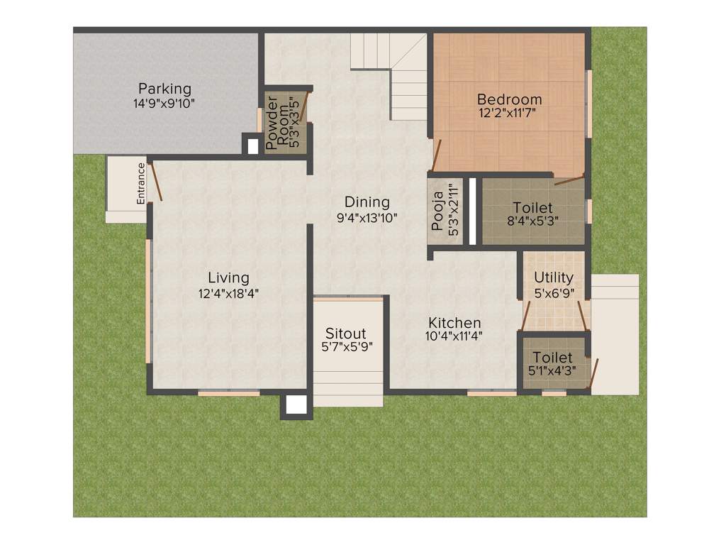 Fire The Empyrean Phase 2 (4BHK+5T (3,056 sq ft) + Servant Room 3056 sq ft)