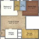 Raja Bahadur Kourtyard (2BHK+2T (1,206 sq ft) 1206 sq ft) Raja Bahadur Kourtyard (2BHK+2T (1,206 sq ft) 1206 sq ft)