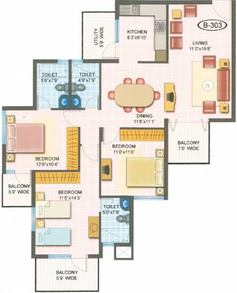  spring-beauty Floor Plan Floor Plan