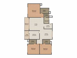 Big Banyan Roots (3BHK+3T (1,892 sq ft) 1892 sq ft)