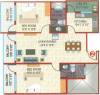 Aashish JK Apartments Floor Plan (2BHK+2T (1,190 sq ft) 1190 sq ft)