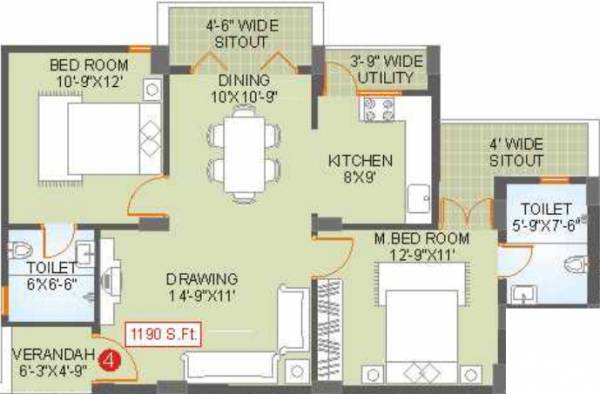 floorPlan of Saroj Habitat