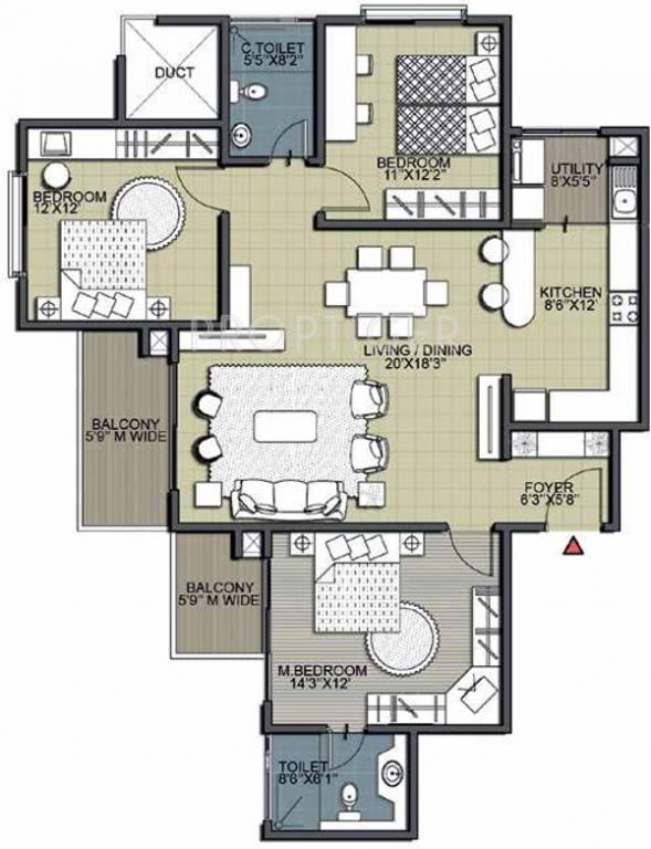 Salarpuria Sattva Salarpuria Sattva Greenage (3BHK+2T (1,620 sq ft) 1620 sq ft) Salarpuria Sattva Salarpuria Sattva Greenage (3BHK+2T (1,620 sq ft) 1620 sq ft)
