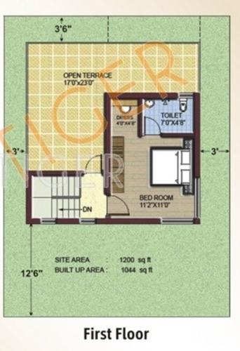  grihasta-villas Floor Plan First Floor Plan