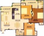 Floor Plan (3BHK+2T (1,665 sq ft) 1665 sq ft) JKG Amba G Residency Floor Plan (3BHK+2T (1,665 sq ft) 1665 sq ft)