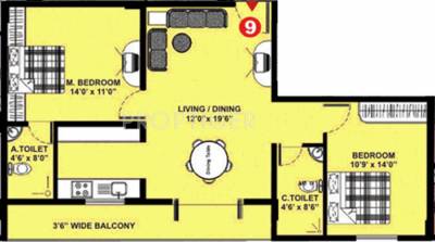 DS DSMAX SERENITY (2BHK+2T (907 sq ft) 907 sq ft) DS DSMAX SERENITY (2BHK+2T (907 sq ft) 907 sq ft)