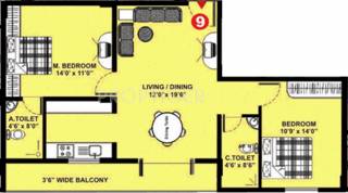 DS DSMAX SERENITY (2BHK+2T (907 sq ft) 907 sq ft) DS DSMAX SERENITY (2BHK+2T (907 sq ft) 907 sq ft)