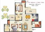 Amrapali Princely Estate (2BHK+2T (1,090 sq ft) + Study Room 1090 sq ft)
