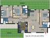 Piedmont Taksila Heights (3BHK+3T (2,011 sq ft) 2011 sq ft)