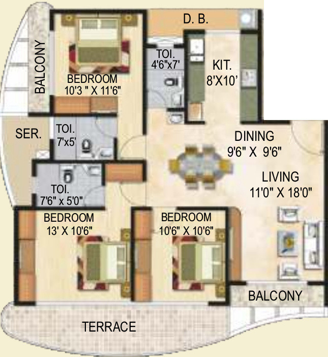  sai crystals Floor Plan Floor Plan