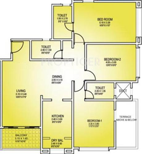 Nandan Astra (3BHK+3T (1,414 sq ft) 1414 sq ft) Nandan Astra (3BHK+3T (1,414 sq ft) 1414 sq ft)