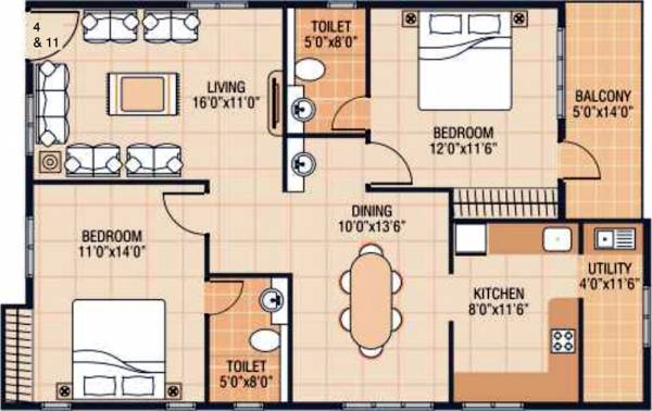 floorPlan of VARS Parkwood