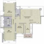 Wadhwa Madhupuri (2BHK+3T (1,380 sq ft)   Study Room 1380 sq ft)