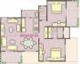 Floor Plan (2BHK+2T) Jadhav Deore Brick Castle Floor Plan (2BHK+2T)