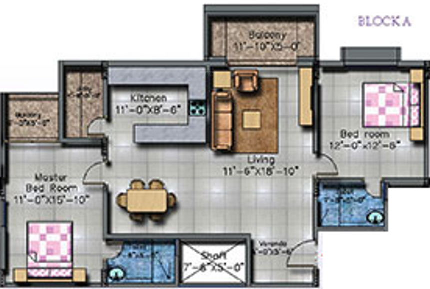 Prithvi Homes Thirumala Blossoms (2BHK+2T (1,300 sq ft) 1300 sq ft) Prithvi Homes Thirumala Blossoms (2BHK+2T (1,300 sq ft) 1300 sq ft)