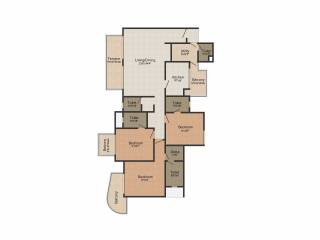 AIPL The Peaceful Homes (3BHK+3T (2,150 sq ft) 2150 sq ft)