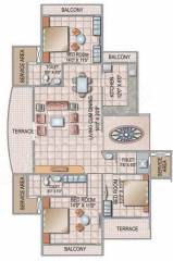 Siddhi Grandeur (3BHK+3T (1,550 sq ft) 1550 sq ft)