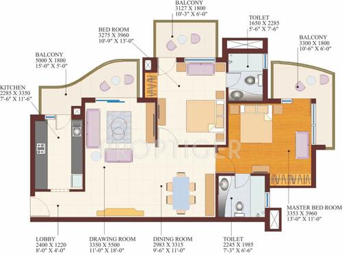 M2K County Heights (2BHK+2T (1,425 sq ft) 1425 sq ft) M2K County Heights (2BHK+2T (1,425 sq ft) 1425 sq ft)