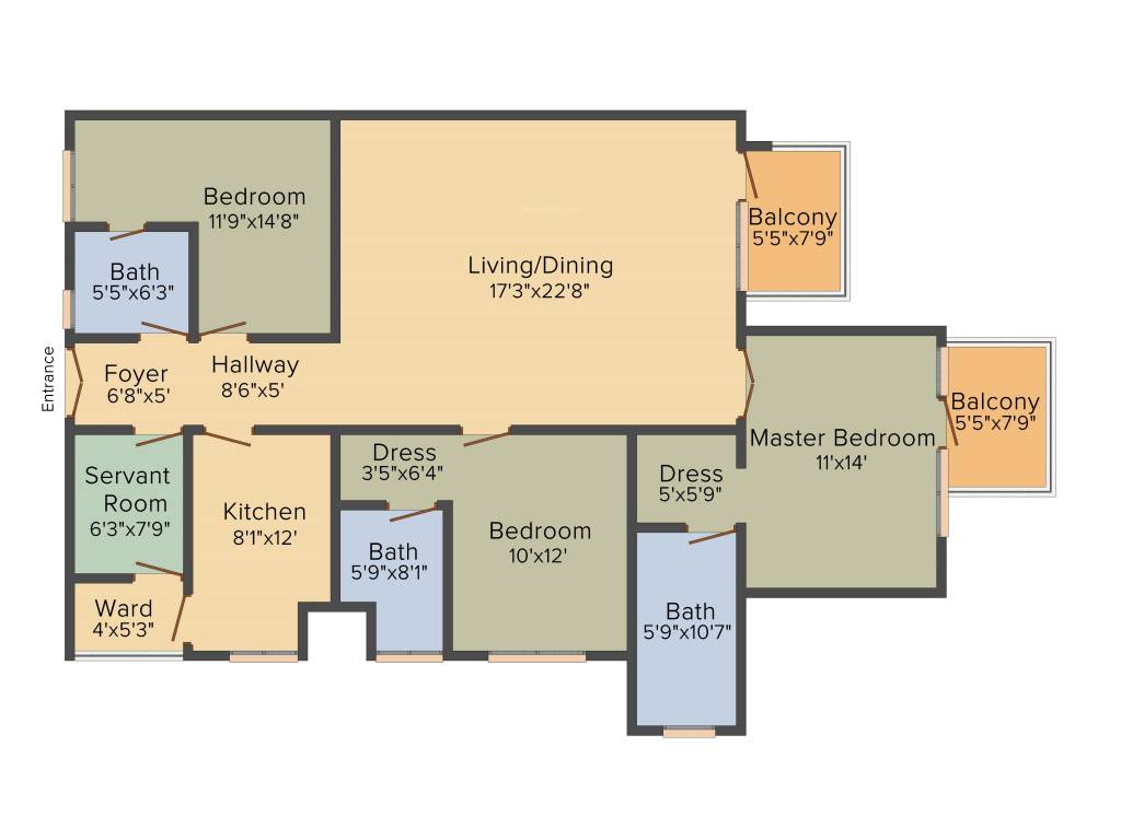 Emaar Premier Terraces (3BHK+3T (1,900 sq ft) Servant Room 1900 sq ft) Emaar Premier Terraces (3BHK+3T (1,900 sq ft) Servant Room 1900 sq ft)