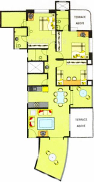 Prithvi Peony (3BHK+3T (1,402 sq ft) 1402 sq ft)