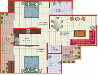 Gaursons Gaur Global Village (2BHK+2T (1,050 sq ft) 1050 sq ft) Gaursons Gaur Global Village (2BHK+2T (1,050 sq ft) 1050 sq ft)