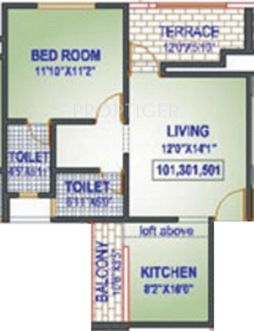 Raviraj Colorado (1BHK+2T (645 sq ft) 645 sq ft) Raviraj Colorado (1BHK+2T (645 sq ft) 645 sq ft)