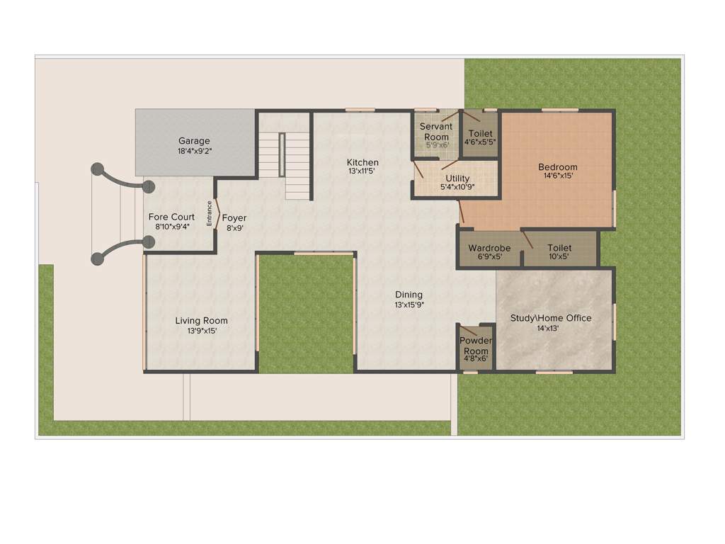 Confident Gold Coast (3BHK+4T (3,000 sq ft) + Study Room 3000 sq ft)