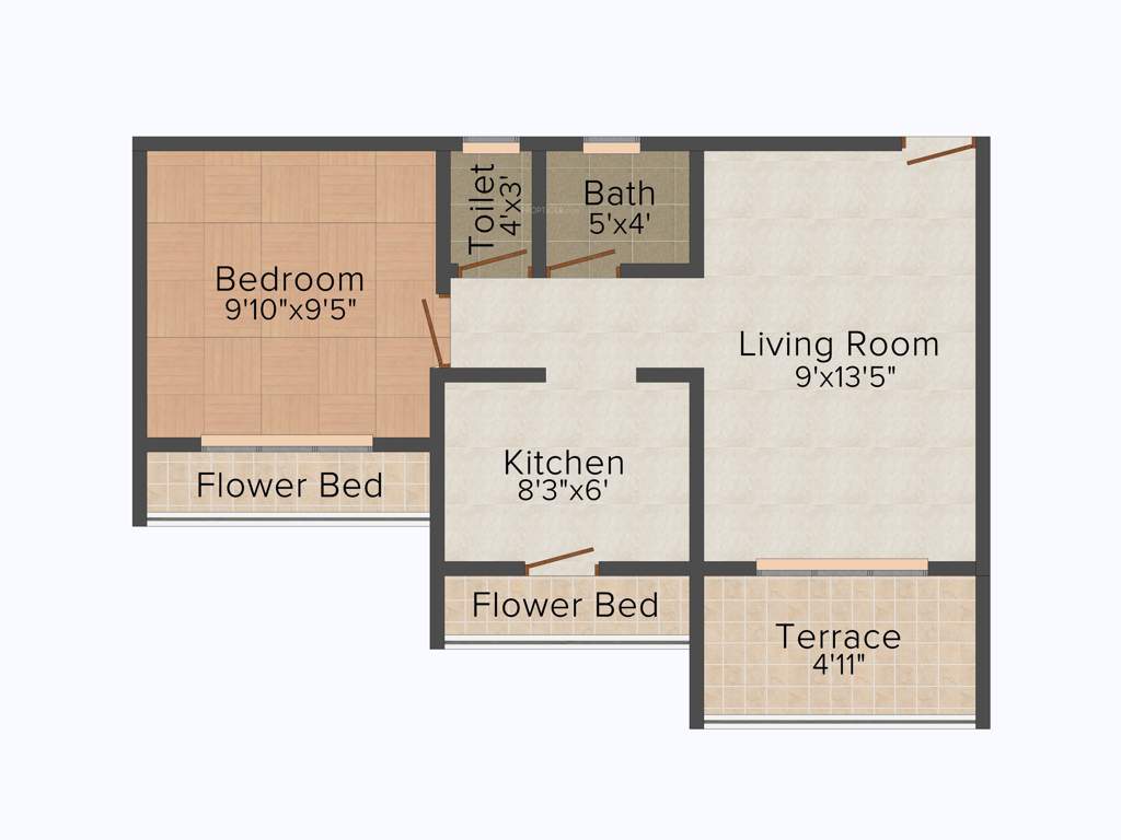 Dubey Gayatri Enclave (1BHK+1T (660 sq ft) 660 sq ft)