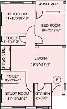  daffodil-blooms Floor Plan Floor Plan