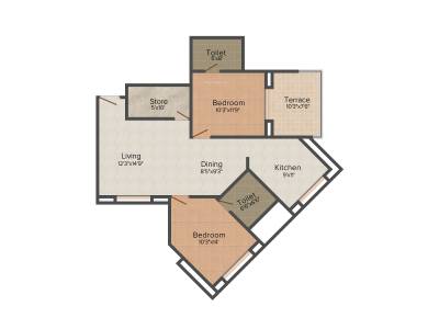 Devi Indrayani (2BHK+2T (970 sq ft) 970 sq ft) Devi Indrayani (2BHK+2T (970 sq ft) 970 sq ft)