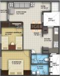 Icon Honey Pool (2BHK+2T (806 sq ft) 806 sq ft) Icon Honey Pool (2BHK+2T (806 sq ft) 806 sq ft)