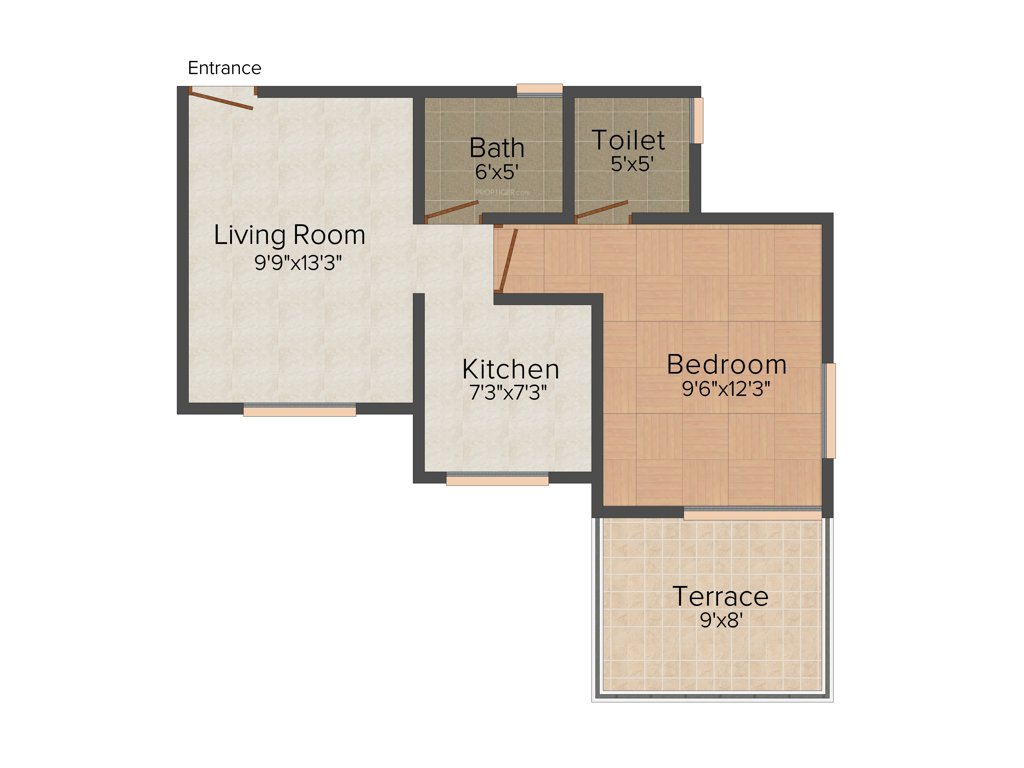 Aurum Elementto (1BHK+1T (625 sq ft) 625 sq ft)