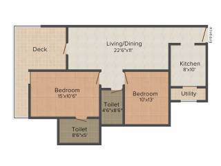Neelam Solstice Phase I (2BHK+2T (1,300 sq ft) 1300 sq ft) Neelam Solstice Phase I (2BHK+2T (1,300 sq ft) 1300 sq ft)