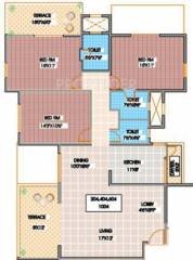 Shroff Serenade (3BHK+3T (1,107 sq ft) 1107 sq ft) Shroff Serenade (3BHK+3T (1,107 sq ft) 1107 sq ft)