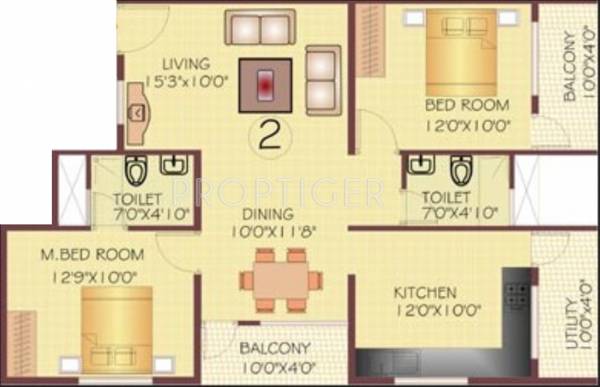 Pearl Aster (2BHK+2T (1,055 sq ft) 1055 sq ft) Pearl Aster (2BHK+2T (1,055 sq ft) 1055 sq ft)