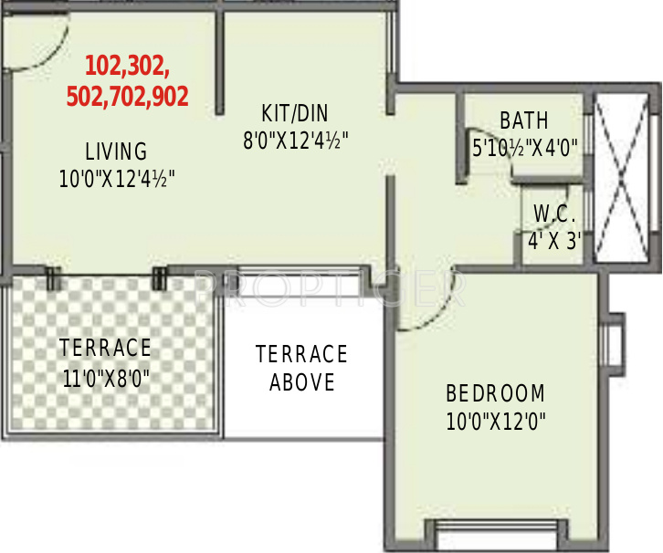 Vyas Whispering Wind Phase II (1BHK+1T (604 sq ft) 604 sq ft) Vyas Whispering Wind Phase II (1BHK+1T (604 sq ft) 604 sq ft)