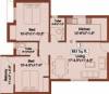 SP Radhae Shyam (2BHK+2T (883 sq ft) 883 sq ft)