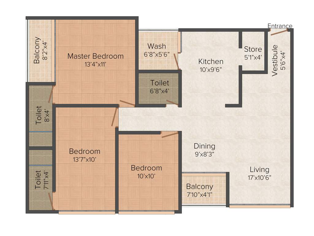 Sankalp Sandipani (3BHK+3T (1,809 sq ft) 1809 sq ft)