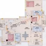 BSR Madha Castle (3BHK+3T (1,545 sq ft)   Pooja Room 1545 sq ft)