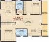 Axis Citrino (2BHK+2T (1,225 sq ft) 1225 sq ft)