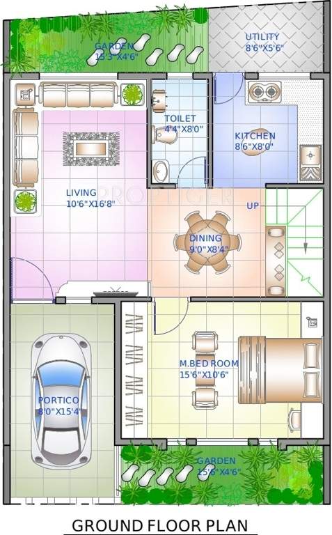 Aryan Grand Residency (3BHK+3T (1,563 sq ft) 1563 sq ft)