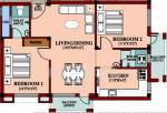 Pearl Galaxy Phase II (2BHK+2T (987 sq ft) 987 sq ft) Pearl Galaxy Phase II (2BHK+2T (987 sq ft) 987 sq ft)