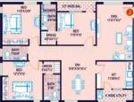 Jubilee Surya (3BHK+3T (1,569 sq ft) 1569 sq ft)