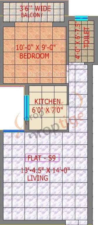 CC Emperor House (2BHK+2T (1,031 sq ft) 1031 sq ft)