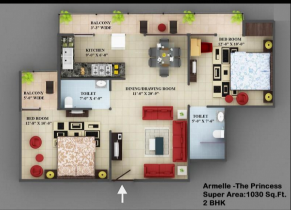  french-arcade Floor Plan Floor Plan