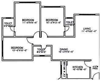  oberoi gardens Floor Plan Floor Plan