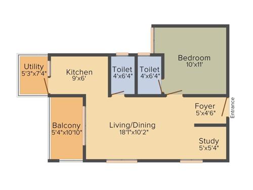 SkyGold Jeevan Keerthi Commanders Aeroview (1BHK+2T (780 sq ft) Study Room 780 sq ft) SkyGold Jeevan Keerthi Commanders Aeroview (1BHK+2T (780 sq ft) Study Room 780 sq ft)
