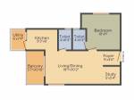 SkyGold Jeevan Keerthi Commanders Aeroview (1BHK+2T (781 sq ft)   Study Room 781 sq ft)