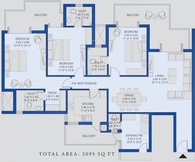 floorPlan of ATS Kocoon