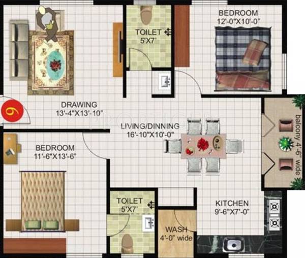 Satwi Clarinet (2BHK+2T (1,147 sq ft) 1147 sq ft) Satwi Clarinet (2BHK+2T (1,147 sq ft) 1147 sq ft)